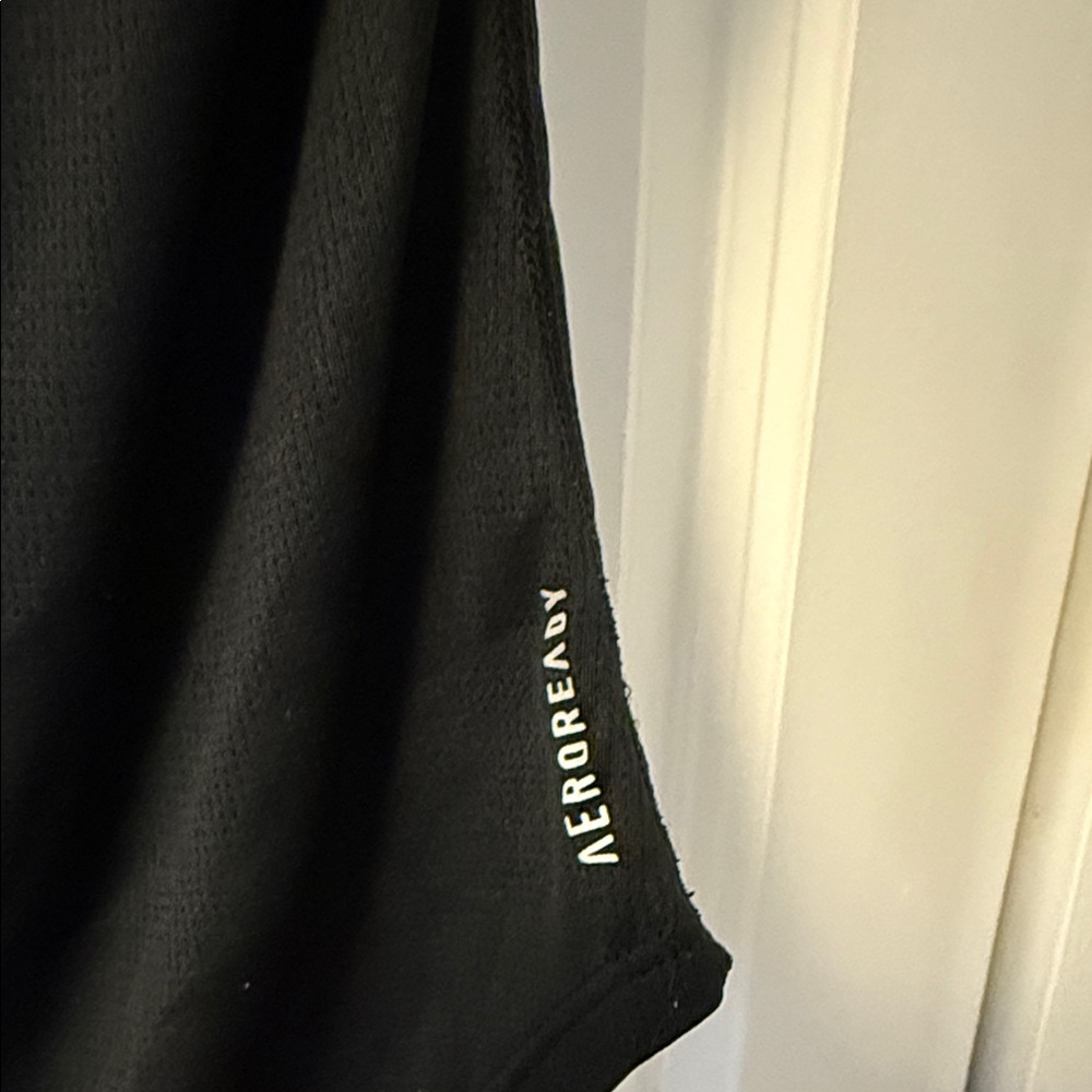 Adidas Women's Black and White Short Sleeve Tee - Picture 5 of 5